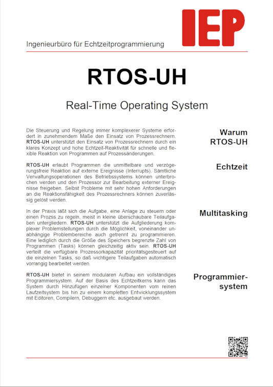 RTOS-UH Prospekt