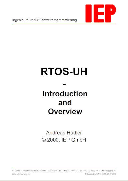 RTOS-UH Introduction